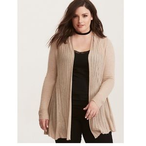 Torrid Fit & Flare Open Cardigan